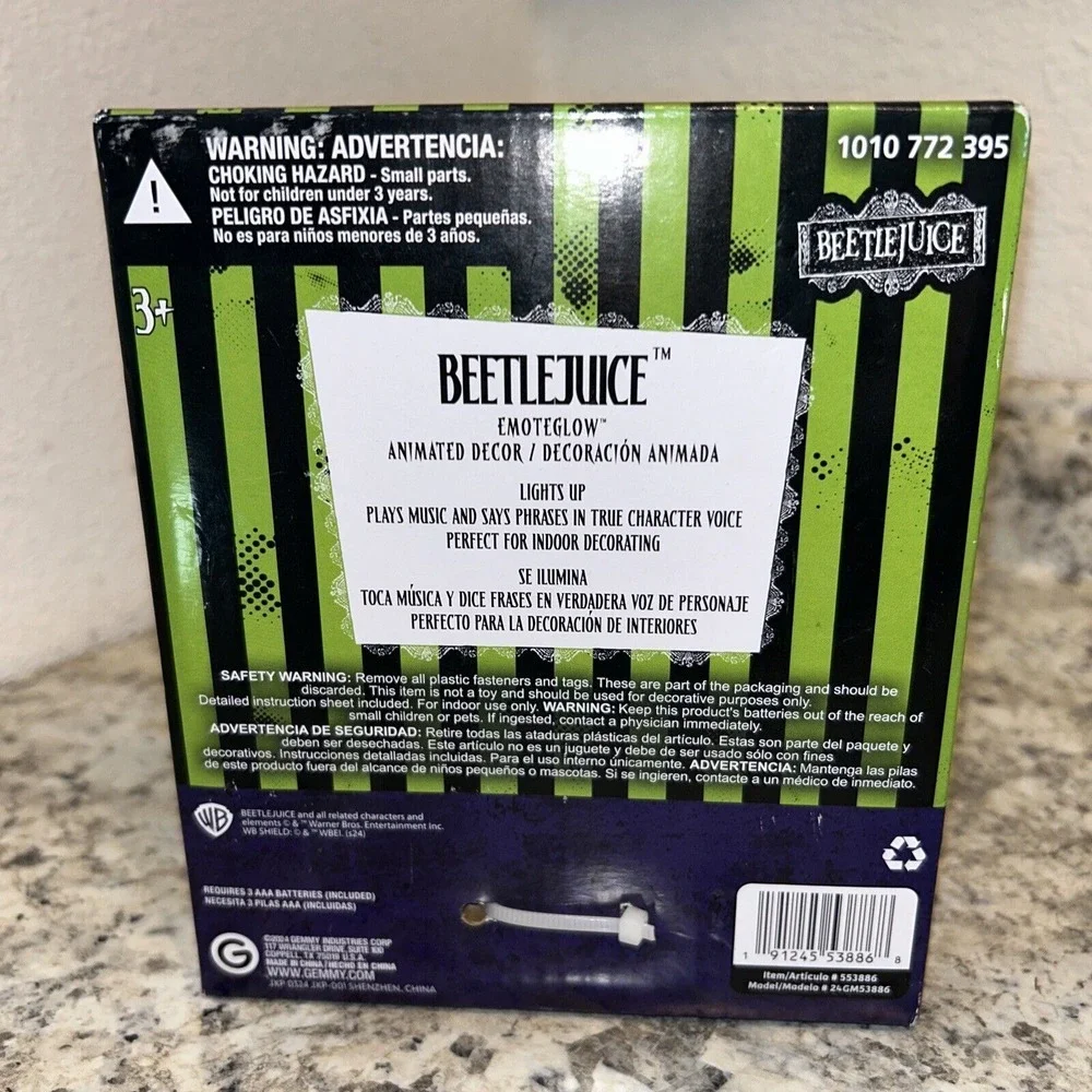 Beetlejuice Built-in‎ LEDs illuminate EmoteGlow Animated Speaks & Face lights C4